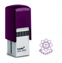Trodat Teachers Stamp - Beautiful Flower - Violet
