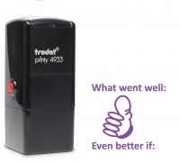 Trodat Teachers Stamp - What went well - Violet