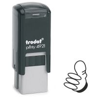 Trodat Teachers Stamp - Thumbs Up - Blue