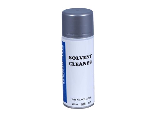 PAR140215 | Solvent Cleaner 400 ml, flammable. Contaminants such as oil, grease, and wax can be readily removed - Strong solvent action -with very fast evaporation.