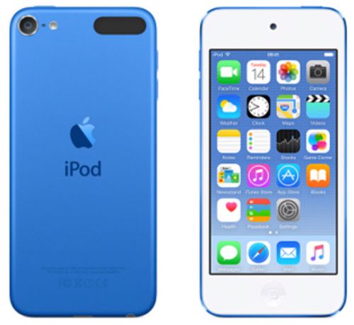 Apple iPod Touch (4.0 inch Multi-touch) Retina Display A8-Chip 32GB WLAN Bluetooth Camera iOS8 (Blue)