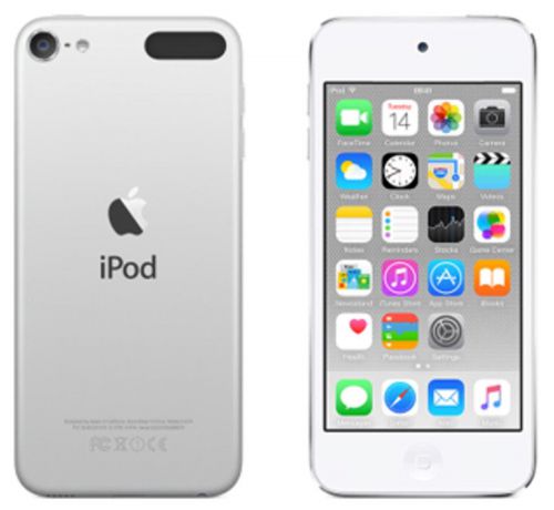 Apple iPod Touch (4.0 inch Multi-touch) Retina Display A8-Chip 32GB WLAN Bluetooth Camera iOS8 (Silver)