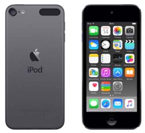 Apple iPod Touch (4.0 inch Multi-touch) Retina Display A8-Chip 32GB WLAN Bluetooth Camera iOS8 (Space Grey)