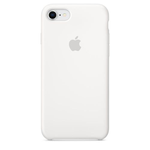 Apple Silicone Case (White) for iPhone 7/8