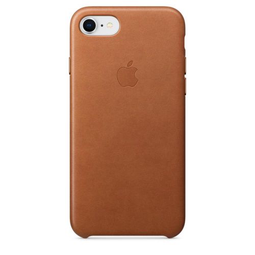 Apple Leather Case (Saddle Brown) for iPhone 7/8