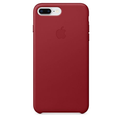 Apple Leather Case (Red) for iPhone 7 Plus/8 Plus