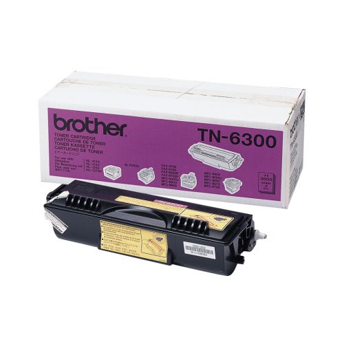 Brother TN-6300 (Yield: 3,000 Pages) Black Toner Cartridge