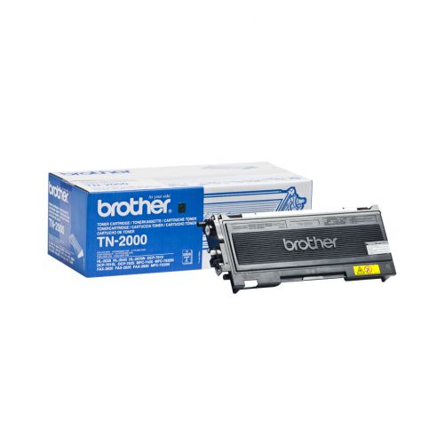 Brother TN-2000 (Yield: 2,500 Pages) Black Toner Cartridge