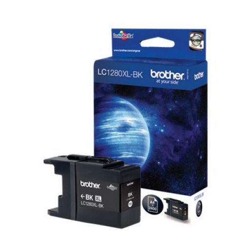 Brother LC1280XLBK (Yield: 2,400 Pages) Black Ink Cartridge
