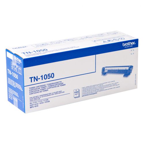 Brother TN-1050 (Yield: 1,000 Pages) Black Toner Cartridge