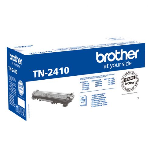 Brother TN-2410 (Yield: 1200 Pages) Black Toner Cartridge