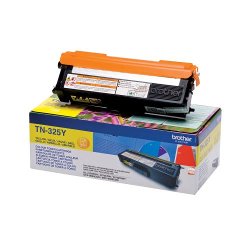 Brother TN-325Y (Yield: 3,500 Pages) Yellow Toner Cartridge