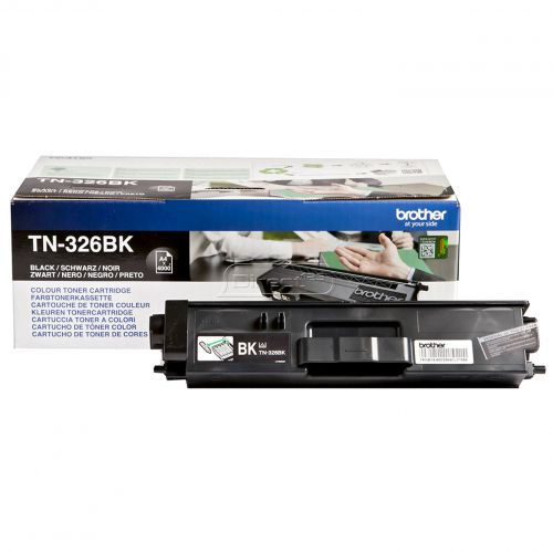 Brother TN-326BK (Yield: 4,000 Pages) Black Toner Cartridge