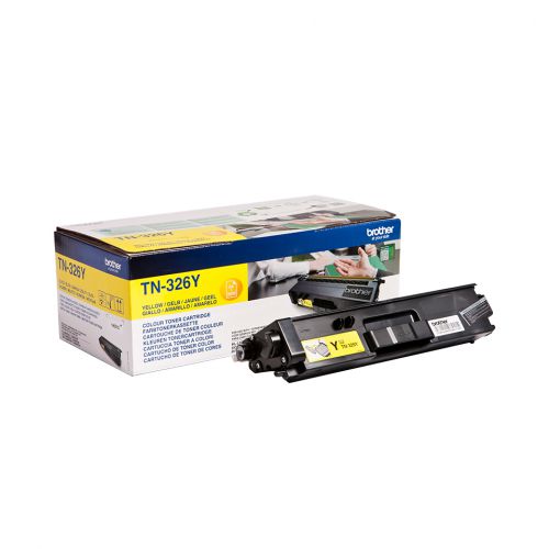 Brother TN-326Y (Yield: 3,500 Pages) Yellow Toner Cartridge