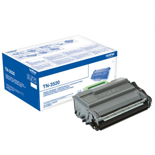 Brother TN-3520 (Yield: 20,000 Pages) Black Toner Cartridge