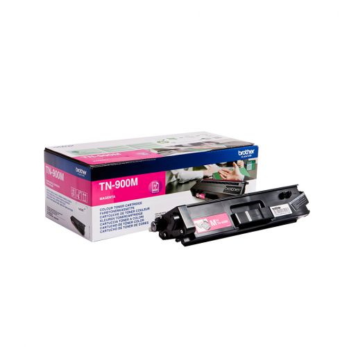 Brother TN-900M (Yield: 6,000 Pages) Magenta Toner Cartridge