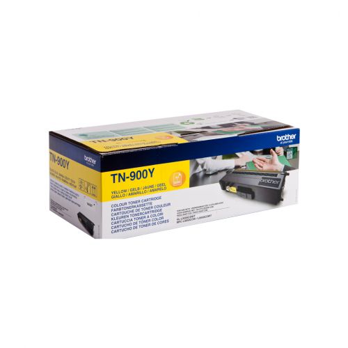 Brother TN-900Y (Yield: 6,000 Pages) Yellow Toner Cartridge
