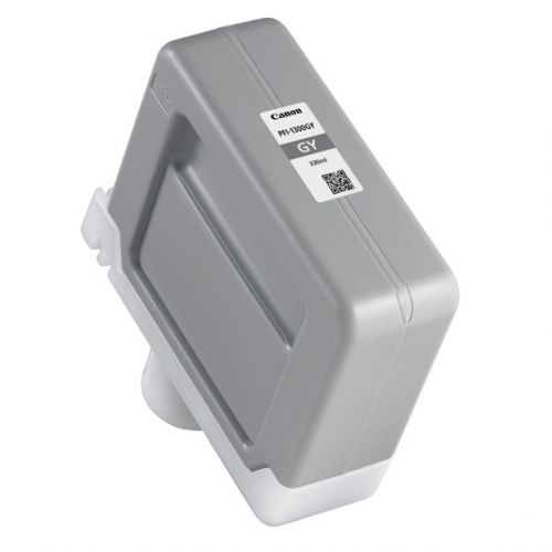 Canon PFI-1300GY (330ml) Grey Pigment Based Ink Tank