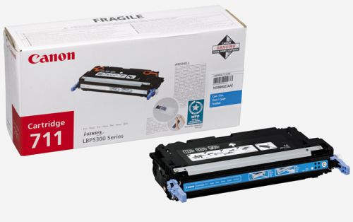 Canon 711 (Cyan) Toner Cartridge (Yield 6,000 Pages)