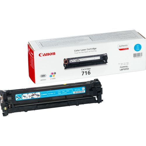 Canon 716 (Cyan) Toner Cartridge (Yield 1,500 Pages)