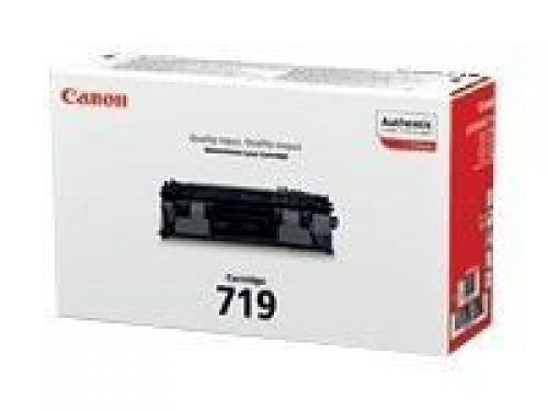 Canon 719 (Black) Toner Cartridge (Yield 2,100 Pages)