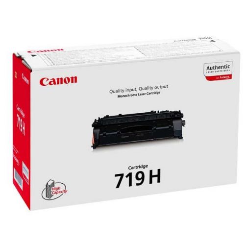 Canon 719H (Black) High Capacity Toner Cartridge (Yield 6,400 Pages)