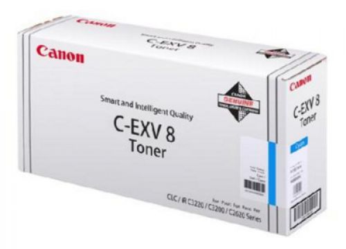 Canon C-EXV 8C (Cyan) Toner Cartridge (Yield 25,000 Pages)