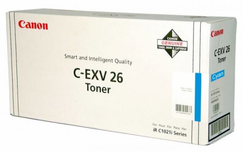 Canon C-EXV26 (Yield: 6,000 Pages) Cyan Toner Cartridge