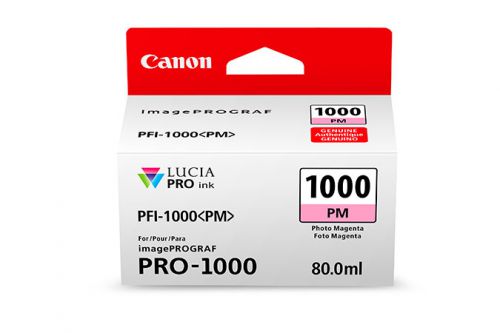 Canon PFI-1000PM (Photo Magenta) Ink Cartridge (80ml)