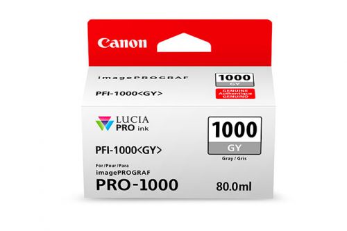 Canon PFI-1000G (Grey) Ink Cartridge (80ml)