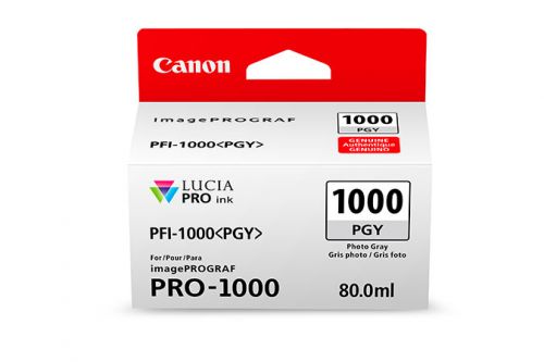 Canon PFI-1000PG (Photo Grey) Ink Cartridge (80ml)