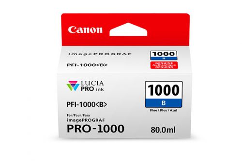 Canon PFI-1000B (Blue) Ink Cartridge (80ml)