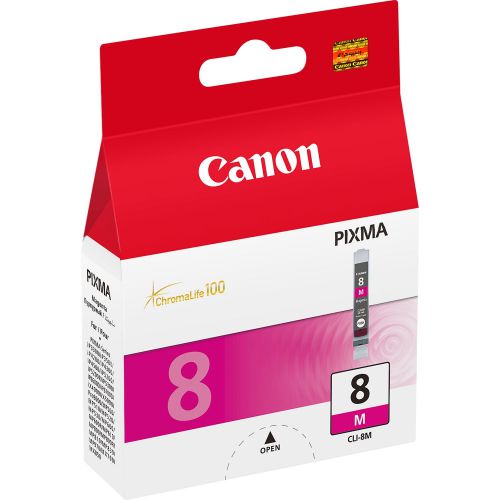 Canon CLI-8M (Yield: 420 Pages) Magenta Ink Cartridge