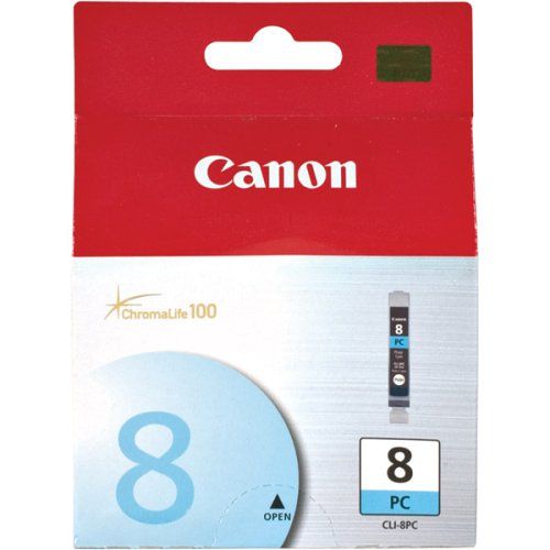 Canon CLI-8PC (Yield: 420 Pages) Photo Cyan Ink Cartridge
