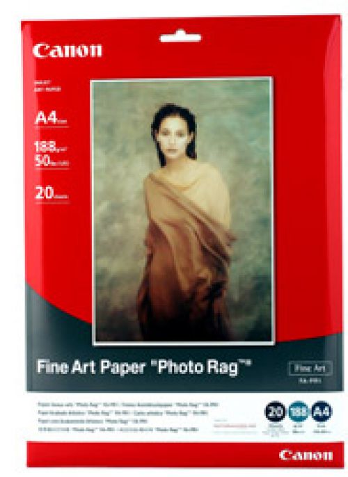 Canon FA-PR1 (A3) Fine Art Photo Rag Paper (Pack of 20 sheets)