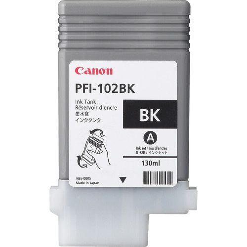 Canon PFI-102BK (Black) Ink Tank (130ml)