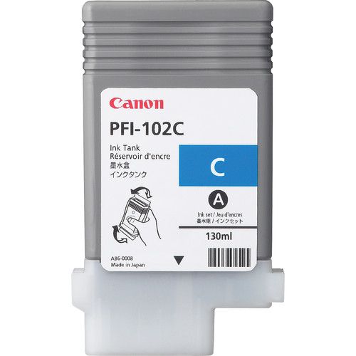 Canon PFI-102C (Cyan) Ink Tank (130ml)