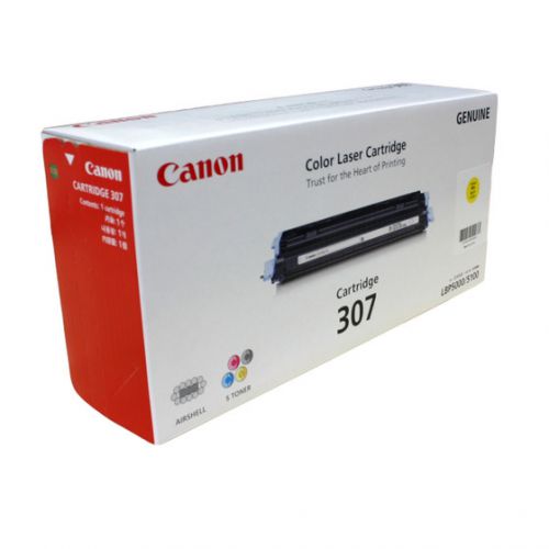 Canon 707 (Yellow) Toner Cartridge (Yield 2,000 Pages)