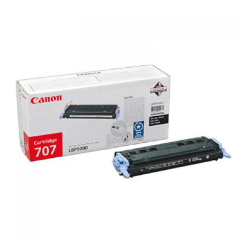Canon 707 (Black) Toner Cartridge (Yield 2,000 Pages)