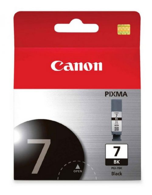 Canon PGI-7BK (Yield: 565 Pages) Black Ink Cartridge