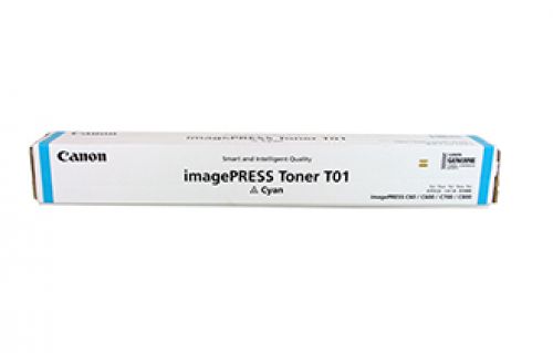 Canon T01 (Yield: 39,500 Pages) Cyan Toner Cartridge