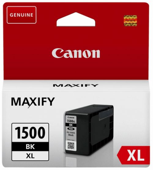 Canon PGI-1500XLBK (Yield: 1,200 Pages) High Yield Black Ink Cartridge