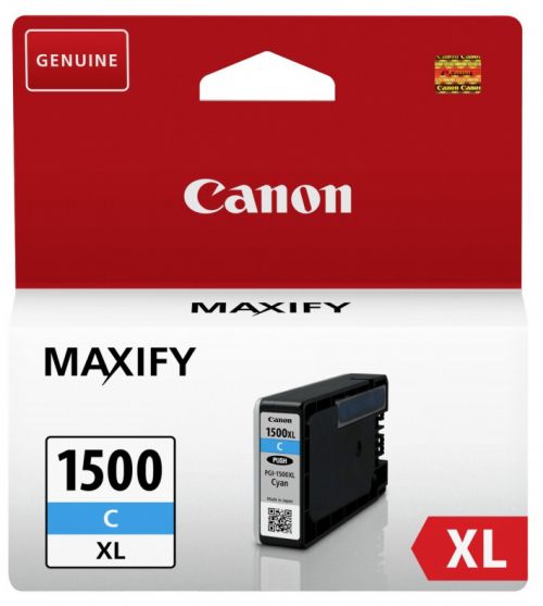 Canon PGI-1500XLC (Yield: 1,020 Pages) High Yield Cyan Ink Cartridge