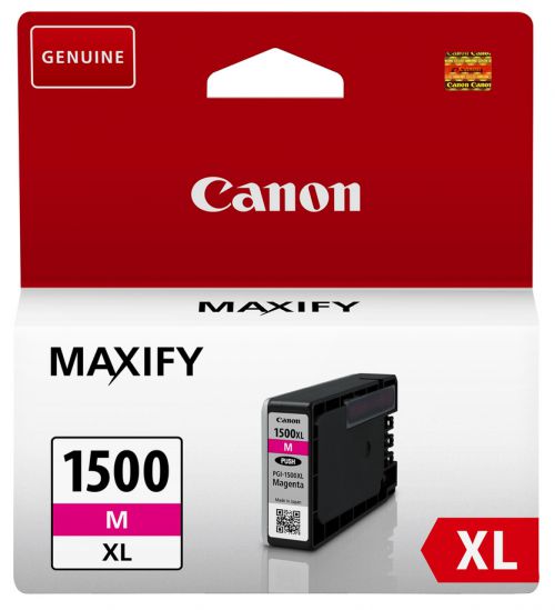 Canon PGI-1500XLM (Yield: 780 Pages) High Yield Magenta Ink Cartridge