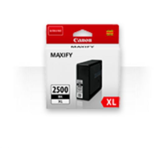 Canon PGI-2500XLBK (Yield: 2,500 Pages) High Yield Black Ink Cartridge