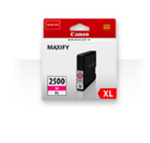 Canon PGI-2500XLM (Yield: 1,295 Pages) High Yield Magenta Ink Cartridge