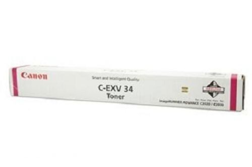 Canon C-EXV 34 (Yield: 19,000 Pages) Magenta Toner Cartridge