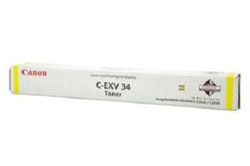 Canon C-EXV 34 (Yield: 19,000 Pages) Yellow Toner Cartridge