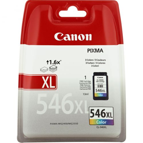 Canon CL-546XL 8288B004 Replacement Colour Ink