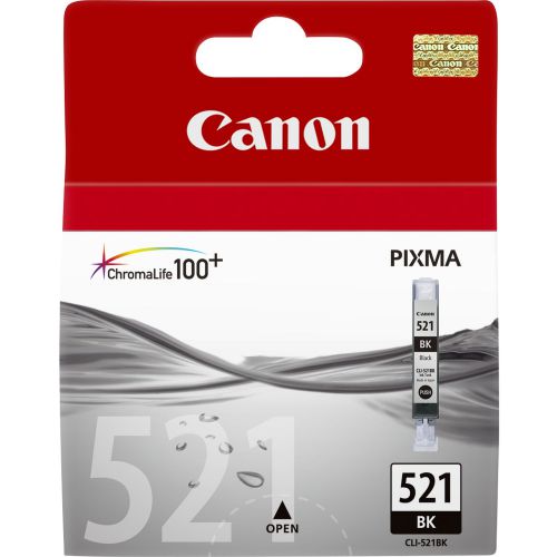 Canon CLI-521 Black Ink Cartridge 9ml Code 2933B001AA